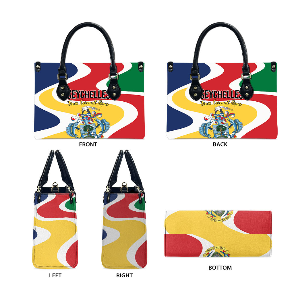 Seychelles Leather Bag Finis Coronat Opus