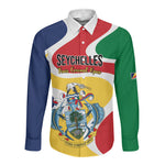 Personalized Seychelles Long Sleeve Button Shirt Finis Coronat Opus