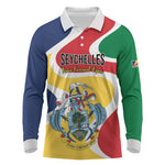 Personalized Seychelles Long Sleeve Polo Shirt Finis Coronat Opus