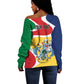 Personalized Seychelles Off Shoulder Sweater Finis Coronat Opus