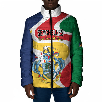 Personalized Seychelles Padded Jacket Finis Coronat Opus