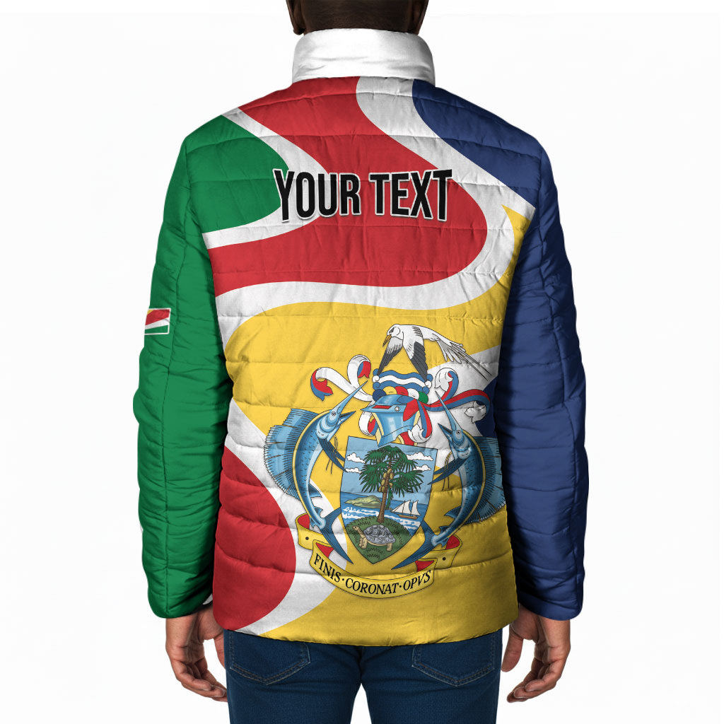 Personalized Seychelles Padded Jacket Finis Coronat Opus