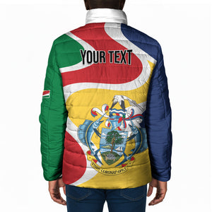 Personalized Seychelles Padded Jacket Finis Coronat Opus