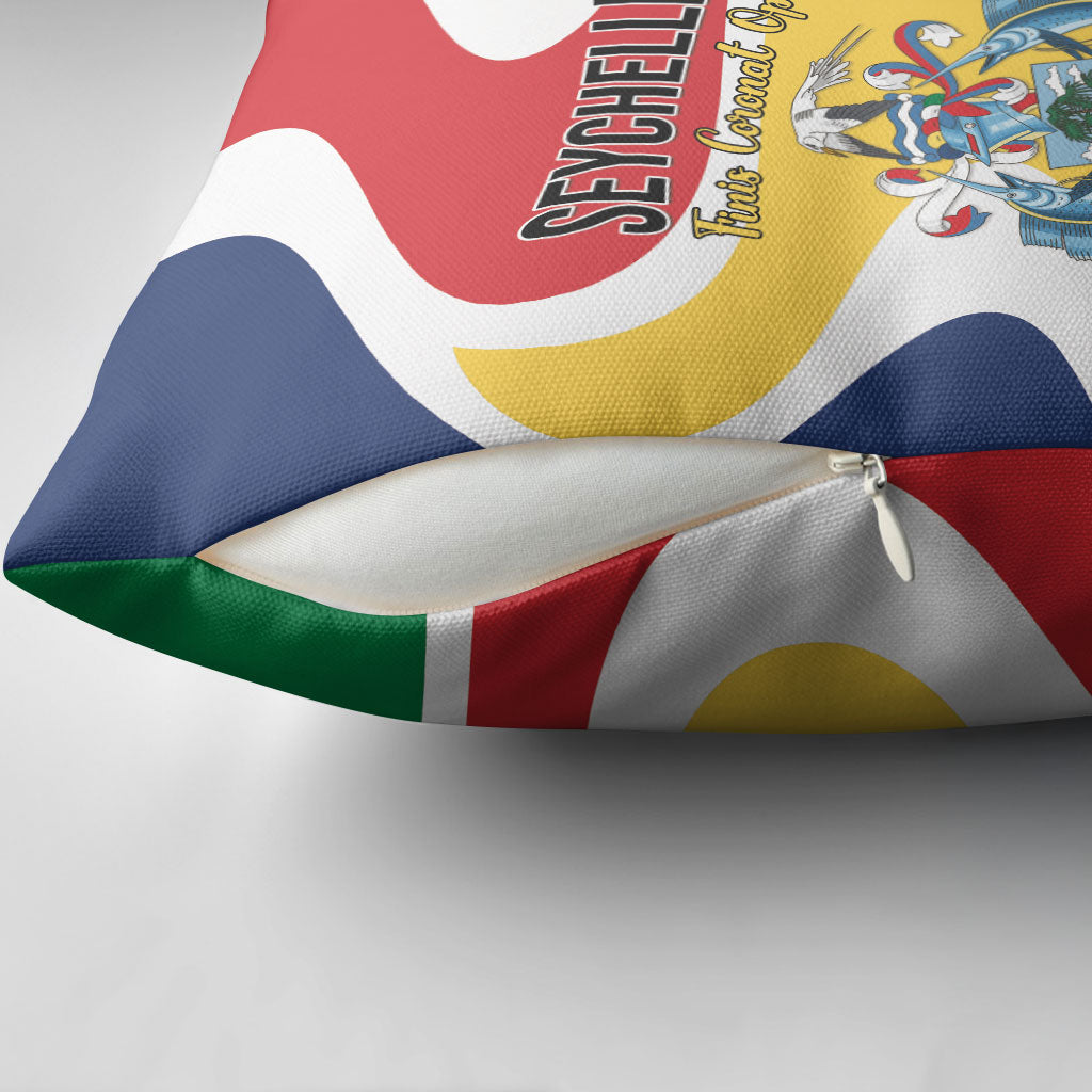 Seychelles Pillow Cover Finis Coronat Opus