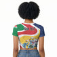 Personalized Seychelles Raglan Cropped T shirt Finis Coronat Opus
