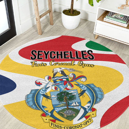 Seychelles Round Carpet Finis Coronat Opus