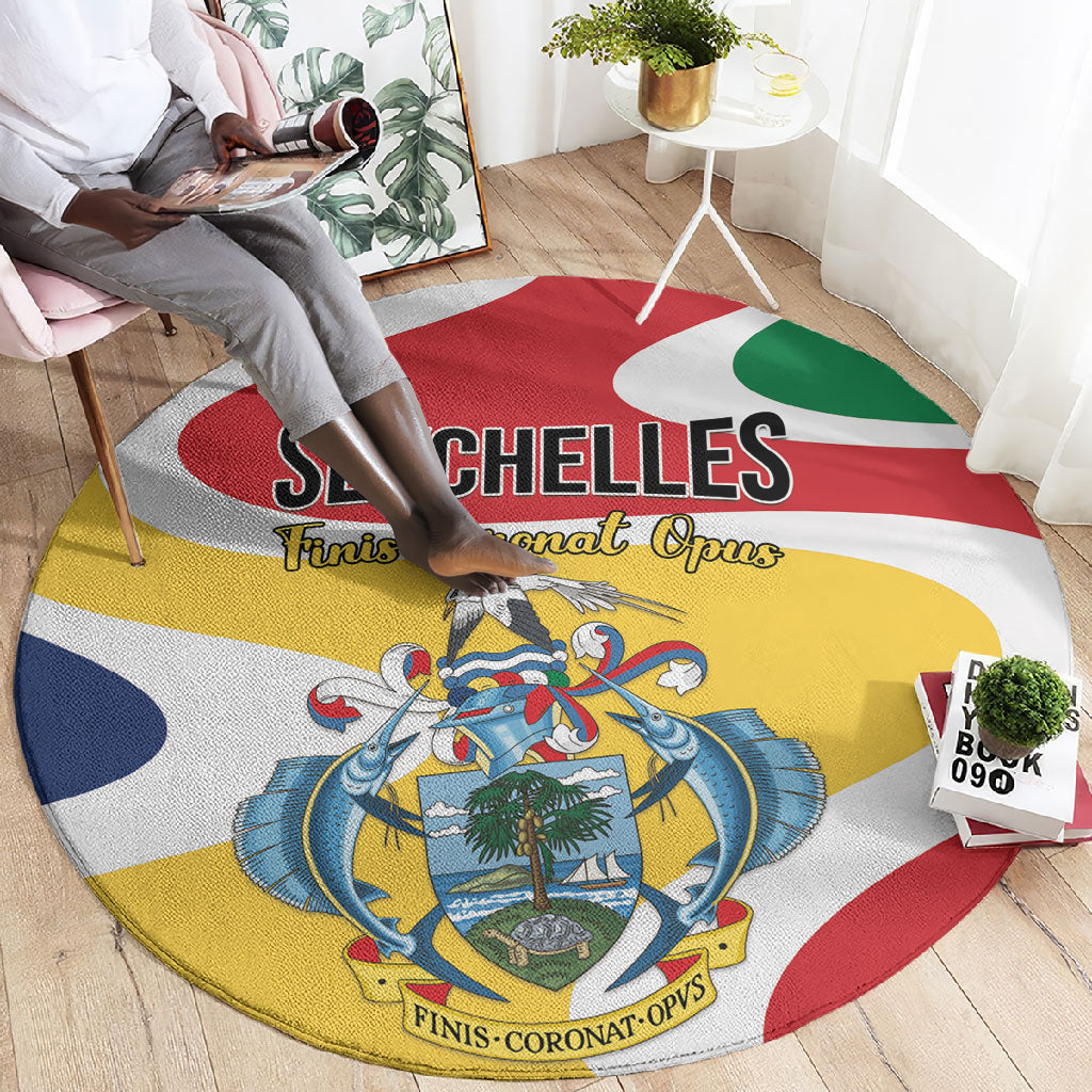 Seychelles Round Carpet Finis Coronat Opus