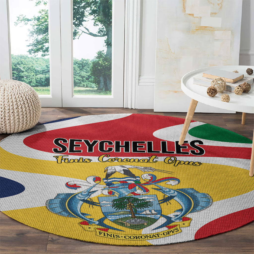 Seychelles Round Carpet Finis Coronat Opus