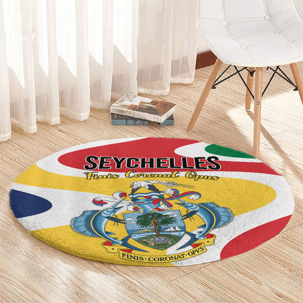 Seychelles Round Carpet Finis Coronat Opus