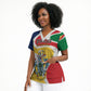 Personalized Seychelles Scrub Top Finis Coronat Opus
