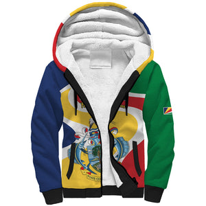 Personalized Seychelles Sherpa Hoodie Finis Coronat Opus