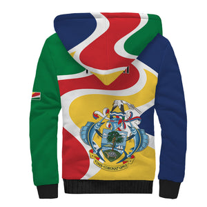 Personalized Seychelles Sherpa Hoodie Finis Coronat Opus