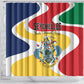 Seychelles Shower Curtain Finis Coronat Opus