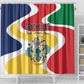 Seychelles Shower Curtain Finis Coronat Opus
