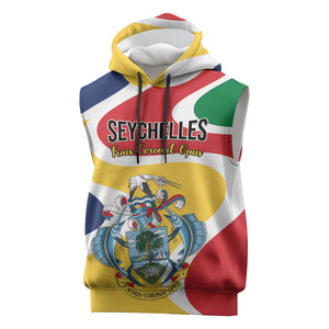 Personalized Seychelles Sleeveless Hoodie Finis Coronat Opus