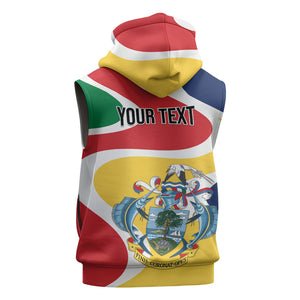 Personalized Seychelles Sleeveless Zip Hoodie Finis Coronat Opus