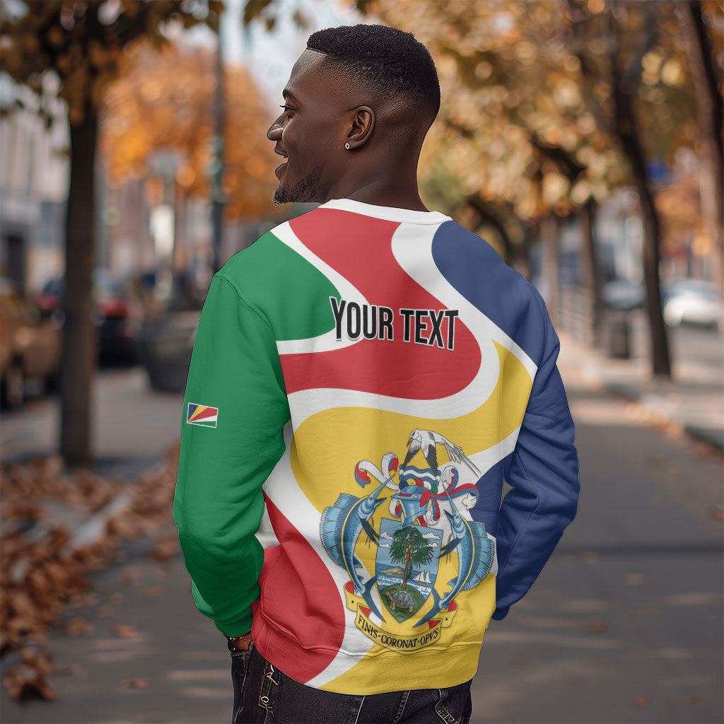 Personalized Seychelles Sweatshirt Finis Coronat Opus