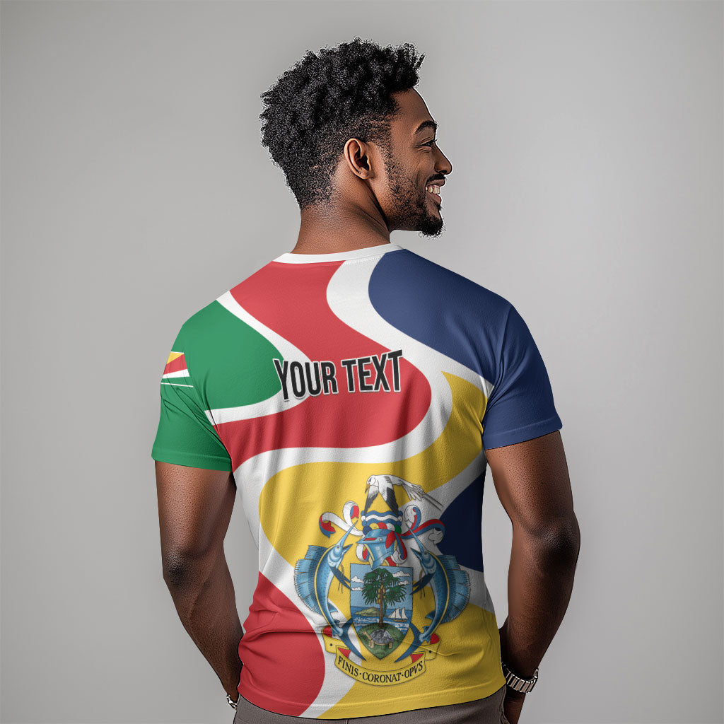 Personalized Seychelles T shirt Finis Coronat Opus