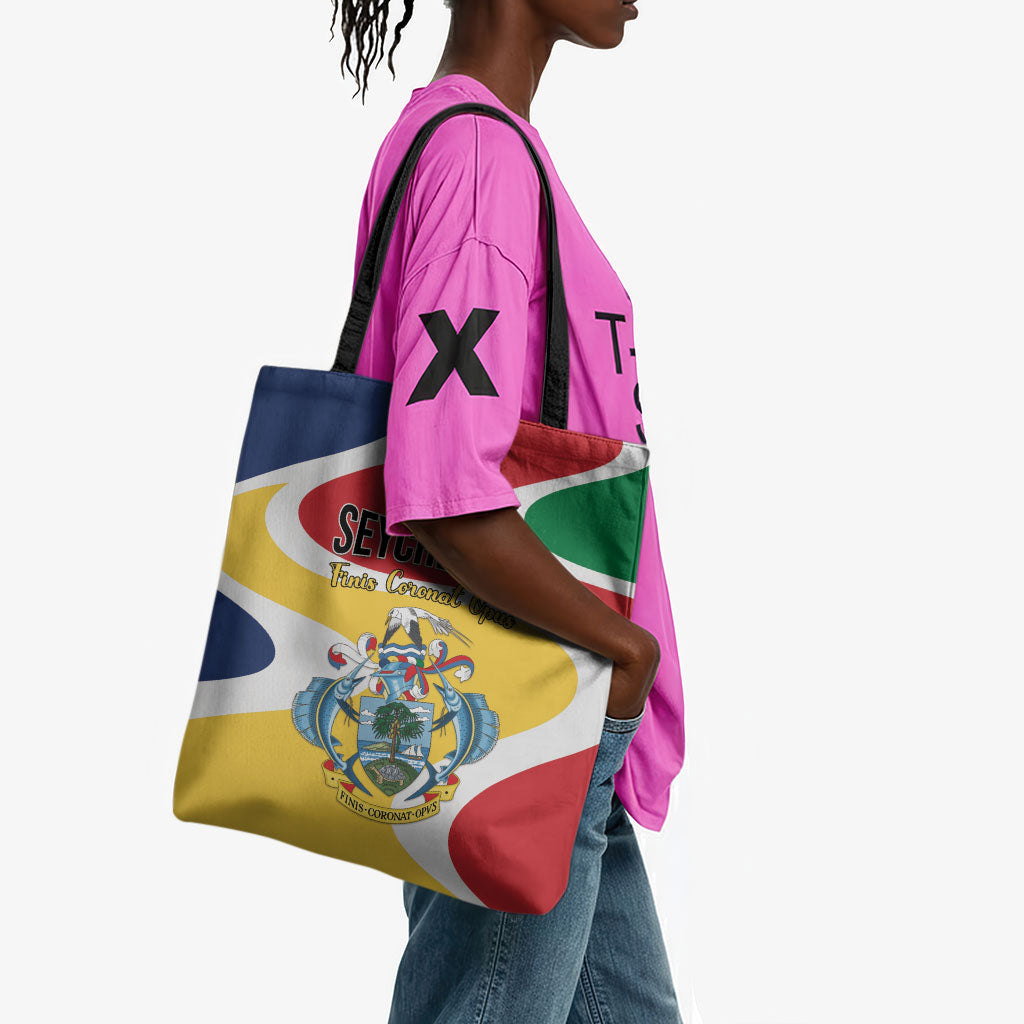 Seychelles Tote Bag Finis Coronat Opus