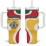 Personalized Seychelles Tumbler With Handle Finis Coronat Opus
