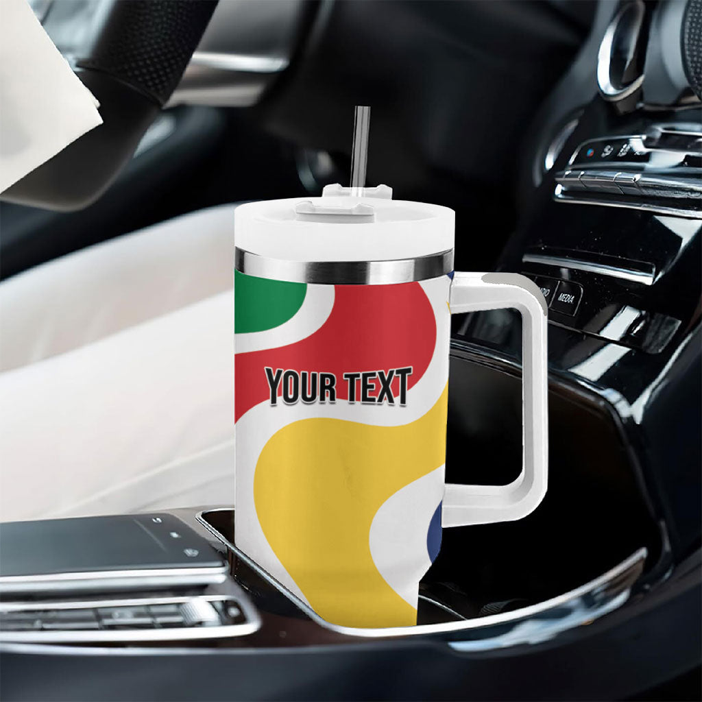Personalized Seychelles Tumbler With Handle Finis Coronat Opus