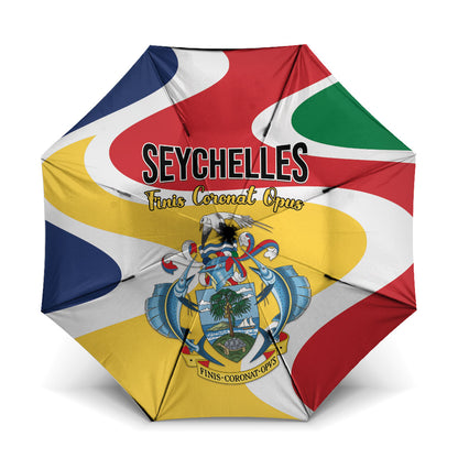 Seychelles Umbrella Finis Coronat Opus
