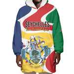Personalized Seychelles Wearable Blanket Hoodie Finis Coronat Opus