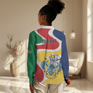 Personalized Seychelles Women Casual Shirt Finis Coronat Opus