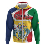 Personalized Seychelles Zip Hoodie Finis Coronat Opus