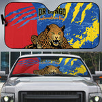 DR Congo Independence Day Auto Sun Shade Congo-Kinshasa Leopard