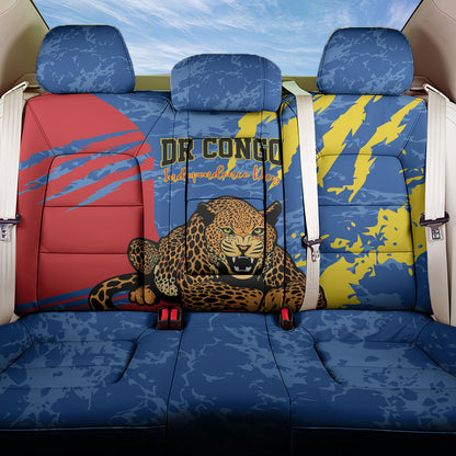 DR Congo Independence Day Back Car Seat Cover Congo-Kinshasa Leopard