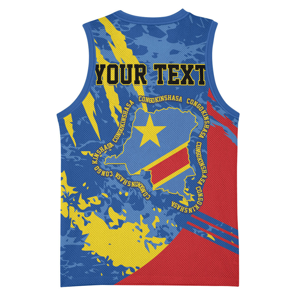 Personalized DR Congo Independence Day Basketball Jersey Congo-Kinshasa Leopard