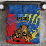 DR Congo Independence Day Bedding Set Congo-Kinshasa Leopard