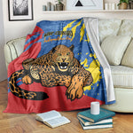 DR Congo Independence Day Blanket Congo-Kinshasa Leopard