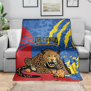 DR Congo Independence Day Blanket Congo-Kinshasa Leopard