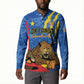Personalized DR Congo Independence Day Button Sweatshirt Congo-Kinshasa Leopard