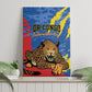 DR Congo Independence Day Canvas Wall Art Congo-Kinshasa Leopard