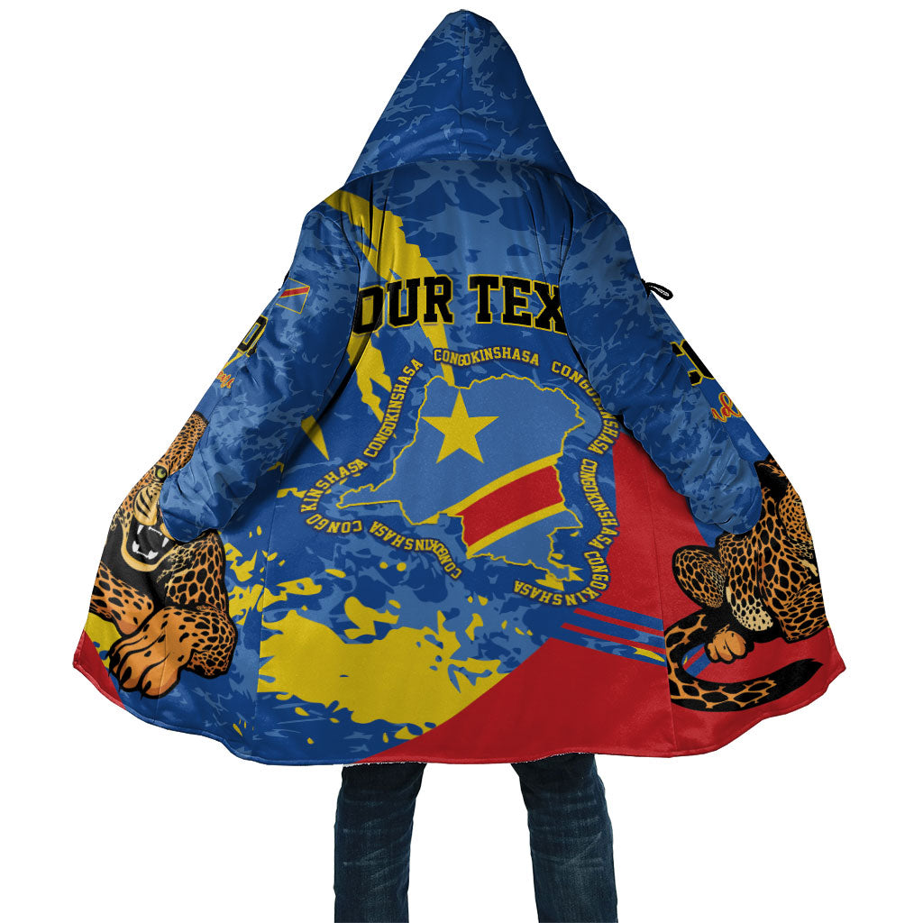 Personalized DR Congo Independence Day Cloak Congo-Kinshasa Leopard