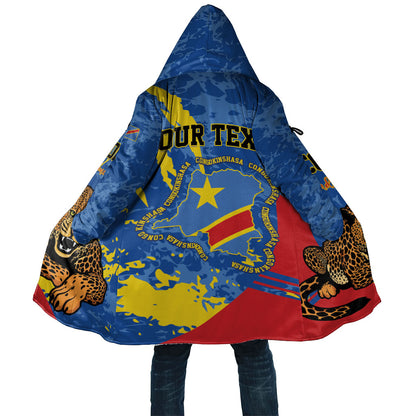 Personalized DR Congo Independence Day Cloak Congo-Kinshasa Leopard
