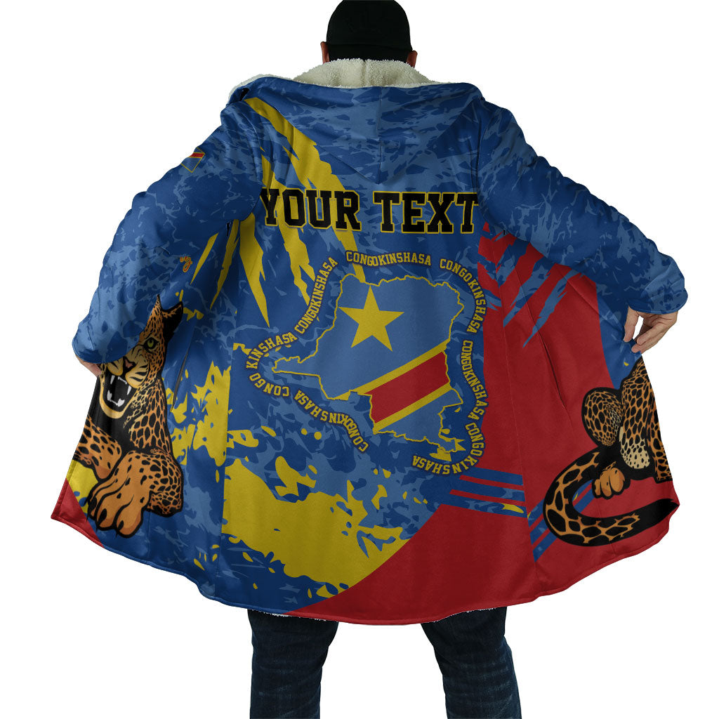 Personalized DR Congo Independence Day Cloak Congo-Kinshasa Leopard