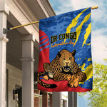 DR Congo Independence Day Garden Flag Congo-Kinshasa Leopard