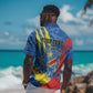 Personalized DR Congo Independence Day Hawaiian Shirt Congo-Kinshasa Leopard