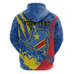 Personalized DR Congo Independence Day Hoodie Congo-Kinshasa Leopard