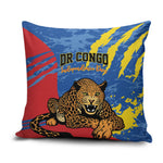 DR Congo Independence Day Pillow Cover Congo-Kinshasa Leopard