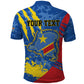 Personalized DR Congo Independence Day Polo Shirt Congo-Kinshasa Leopard