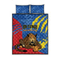 DR Congo Independence Day Quilt Bed Set Congo-Kinshasa Leopard