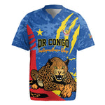 Personalized DR Congo Independence Day Rugby Jersey Congo-Kinshasa Leopard