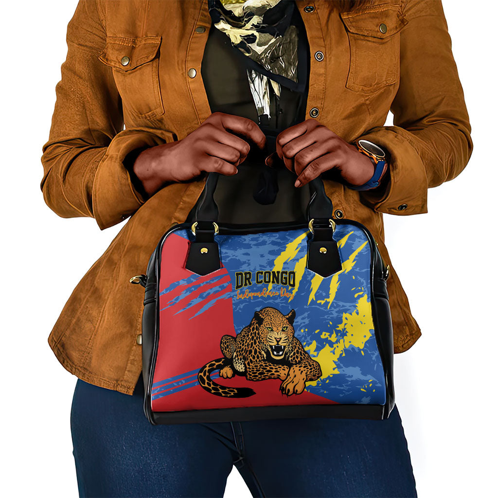 DR Congo Independence Day Shoulder Handbag Congo-Kinshasa Leopard