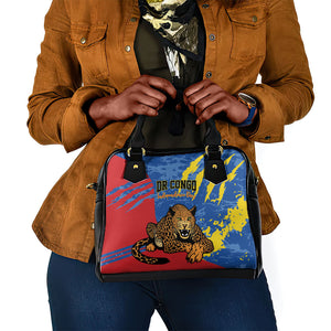 DR Congo Independence Day Shoulder Handbag Congo-Kinshasa Leopard