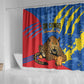 DR Congo Independence Day Shower Curtain Congo-Kinshasa Leopard